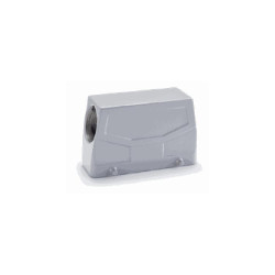 Capot 24B, Aluminium moulé sous pression, IP67, Sortie horizontale, M40